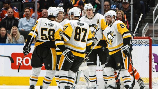 Kovacevic: Now that's how to polish off a 40-save gem taken in Edmonton, Alberta (Penguins)