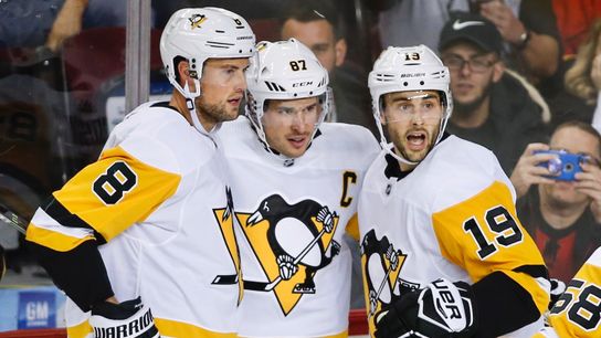 Drive to the Net: Compliments of the backhand taken in Calgary, Alberta (Penguins)