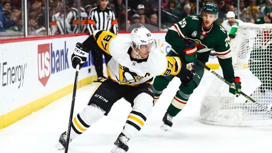 Drive to the Net: Kessel's power current alternates taken in St. Paul, Minn. (Penguins)