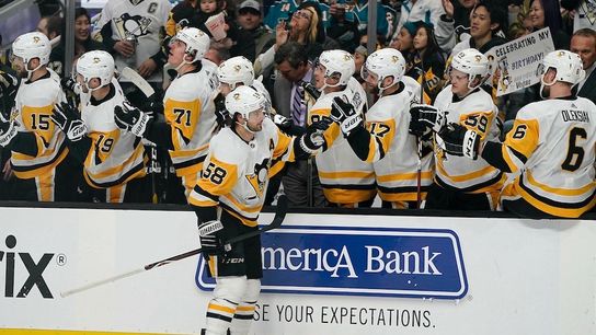 Drive to the Net: Letang’s coast-to-coaster taken in San Jose, Calif. (Penguins)