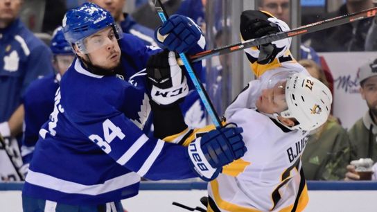 Crosby falls on sword for faceoff losses vs. Leafs taken in Toronto (Courtesy of Point Park University)