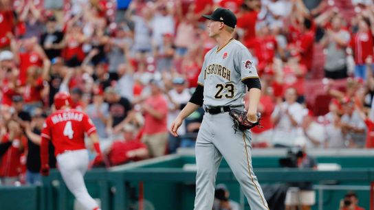Keller shows some big-league jitters taken in Cincinnati (Courtesy of StepOutside.org)