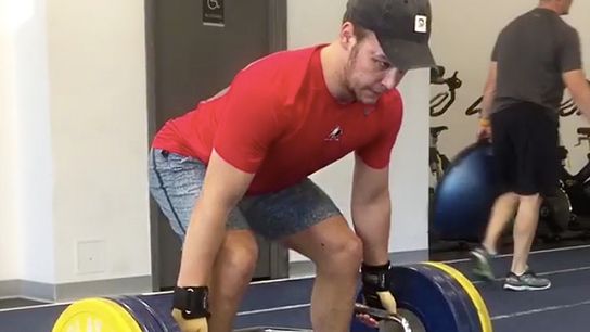 Penguins' Bellerive 'weeks ahead' in rehab taken at Highmark Stadium (Penguins)