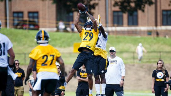 Ben loves what he's seeing from upgraded, aggressive defense taken in Latrobe, Pa. (Steelers)