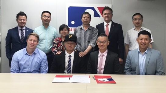 Pirates make Gong first pitcher signed from Chinese Development Academy taken at PNC Park (Pirates)