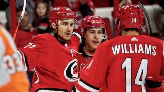 Upon arrival, Hurricanes within two of Penguins taken at PPG Paints Arena (Penguins)