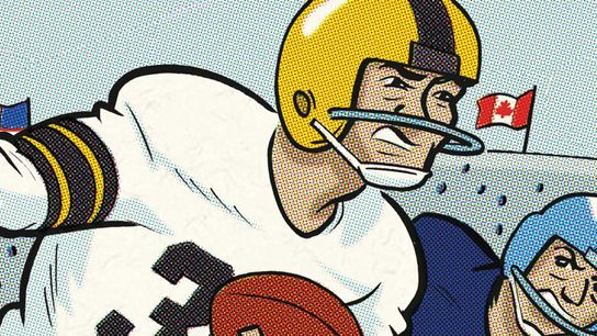 Cartoon Canon: Steelers vs. CFL? ☕ taken in Richmond, Va. (Steelers)