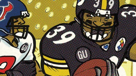 Cartoon Canon: Willie's fast start! taken in Richmond, Va. (Steelers)