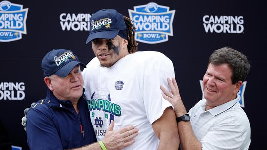 Notre Dame's Kelly raves about Claypool taken on the North Shore (Steelers)