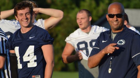 Clifford making most of extra practice snaps taken in State College, Pa.