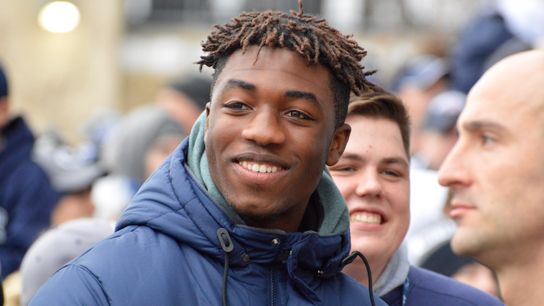 Oweh picks Penn State during Under Armour All-America Game taken in State College, Pa.
