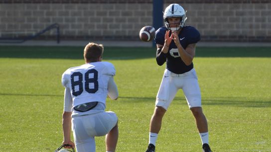 Lions heating up in midst of Franklin's most competitive camp taken in University Park, Pa. (James Franklin)