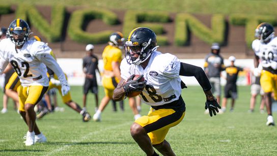 Johnson flashing brilliance early — but don't tell him that taken in Latrobe, Pa. (Steelers)