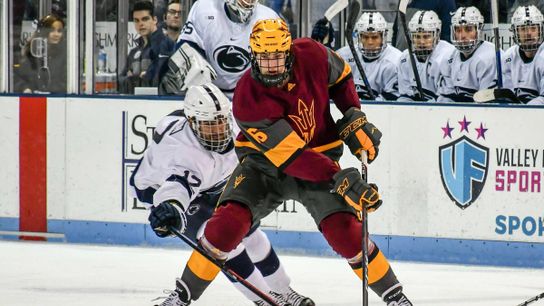 Prospect Watch: Austin Lemieux grows at ASU taken at Highmark Stadium (Penguins)