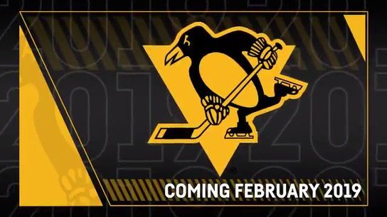Penguins, Flyers unveil Stadium Series logos taken at PPG Paints Arena (Penguins)