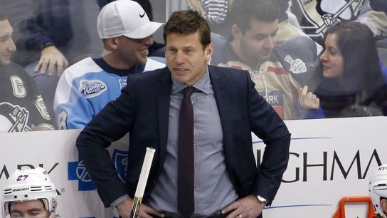 Francis hires Samuelsson, Barnes in Seattle taken at PPG Paints Arena (Courtesy of Point Park University)