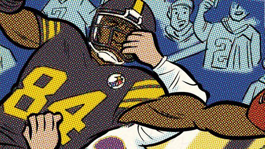 Cartoon Canon: Want a victory? And AB? Here goes! taken in Richmond, Va. (Steelers)