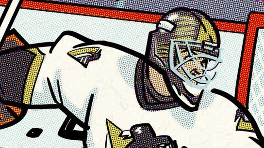 Cartoon Canon: Fleury's first shutout! taken in Richmond, Va. (Penguins)