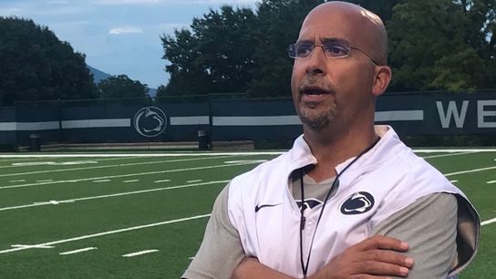 Franklin; Penn State freshmen 'advanced' taken in University Park, Pa. (James Franklin)