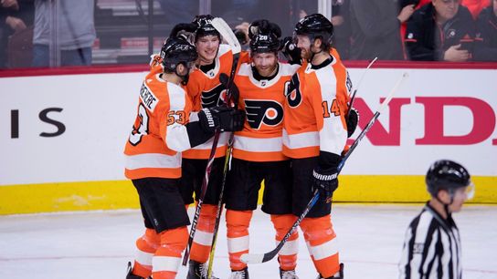It's official: Flyers in the first round ... thanks to Blue Jackets, Devils ducking Penguins? taken at Highmark Stadium (Penguins)