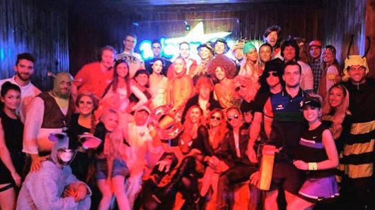 Penguins players dress up for Halloween taken at PPG Paints Arena (Penguins)