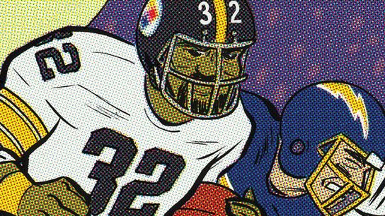 Cartoon Canon: Bolt from the past! taken in Richmond, Va. (Steelers)