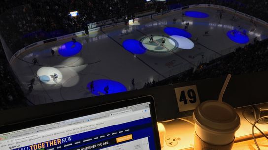 Fun with the staff: Stadiums or arenas we'd love to visit taken in St. Louis (Courtesy of Moon Golf Club)