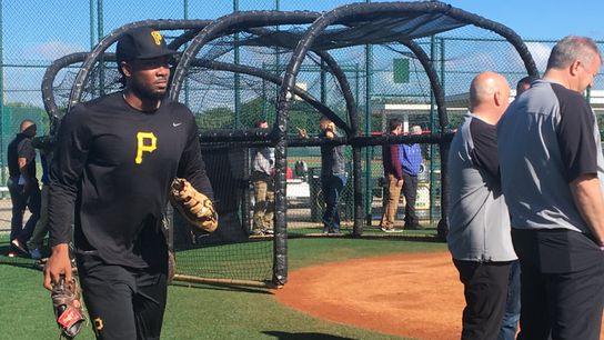 Minicamp: With tutelage of Young, Bell finally 'comfortable' at first base taken in Bradenton, Fla. (Pirates)