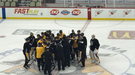 Still no Crosby, Cullen out long-term taken at PPG Paints Arena (Courtesy of Point Park University)