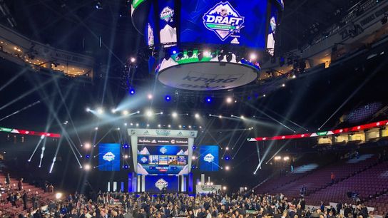 Final: NHL Draft, Round 1 ☕ taken in Vancouver, British Columbia (Courtesy of Point Park University)