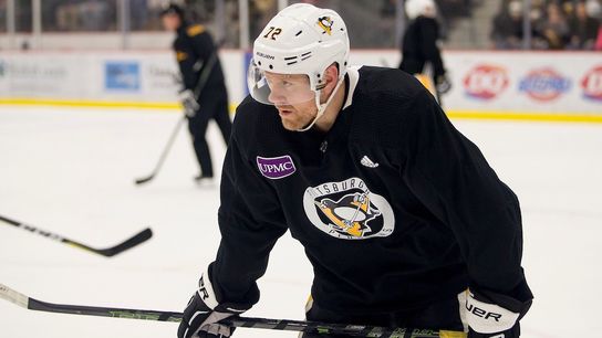 Exclusive: Hornqvist flies to meet team in Phoenix taken at Highmark Stadium (Courtesy of Point Park University)