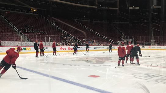 Hornqvist still out, uncertain for Vegas taken in Glendale, Ariz. (Courtesy of Point Park University)