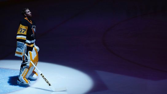 Kovacevic: 'I'm an NHL goalie and proud of that' taken at Consol Energy Center (Penguins)