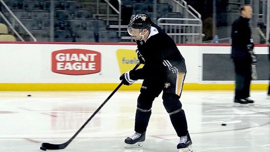 Dumoulin making 'encouraging' progress taken at PPG Paints Arena (Courtesy of Point Park University)