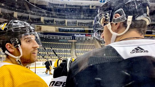 Kovacevic: Six ways for Penguins to escape slide taken at PPG Paints Arena (DK'S GRIND)