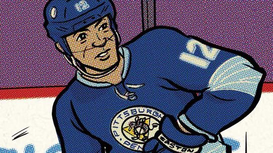 Cartoon Canon: Iggy pops onto the scene! taken in Richmond, Va. (Penguins)