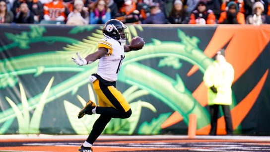Hodges enters game, hits Washington for 79 yards — and Twitter loves it taken at Rooney Complex (zSteelersCoverage)