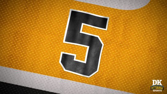 Who wore it best: No. 5, Ulf Samuelsson taken at Highmark Stadium (Penguins)