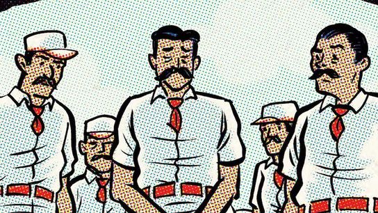 Cartoon Canon: Who buried the monkey? taken in Richmond, Va. (Pirates)