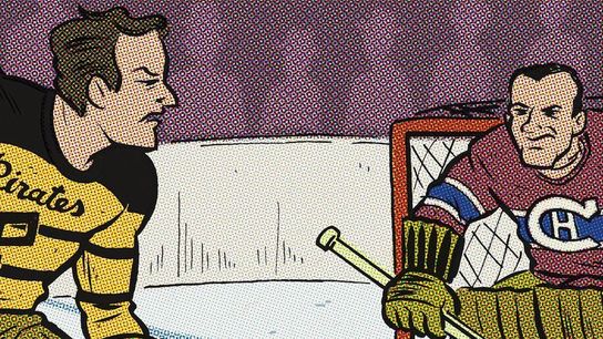 Cartoon Canon: Our hockey Pirates! taken in Richmond, Va. (Penguins)