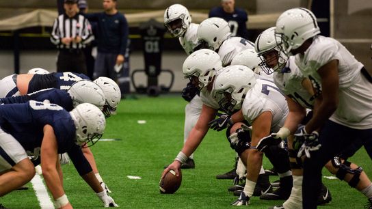 Franklin, Lions 'pretty set' with this week's offensive line situation taken in University Park, Pa. (James Franklin)
