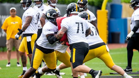 Carter's Classroom: Reserve O-line ready to shine ☕ taken in Latrobe, Pa. (Steelers)