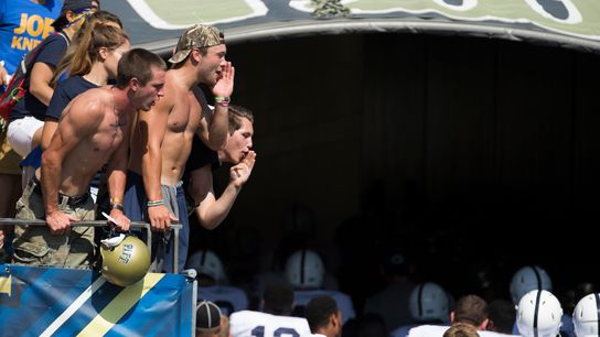 Future of Pitt-Penn State among first talking points for Barbour, Lyke taken in Downtown (Heather Lyke)