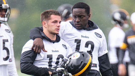Emotional Switzer: Drake 'just called us his sons' taken in Latrobe, Pa. (Steelers)