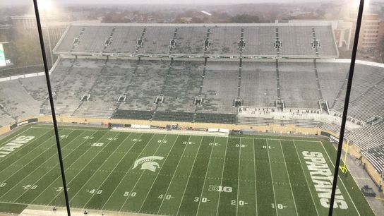 Penn State, Michigan State resume after lengthy delay taken in East Lansing, Mich. (Michigan State Spartans)