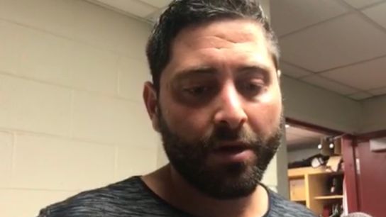 Cervelli with Curve: 'Time to play baseball' taken in Altoona, Pa. (Courtesy of StepOutside.org)