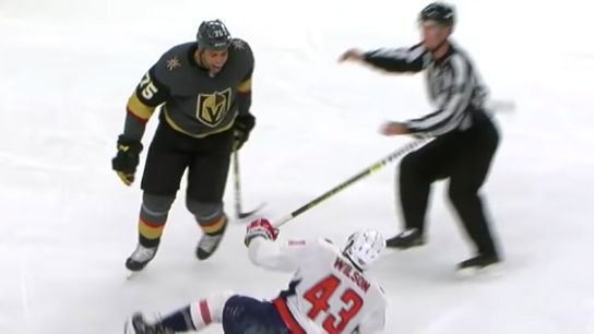Reaves lays out Wilson twice in eight seconds taken at Highmark Stadium (Penguins)