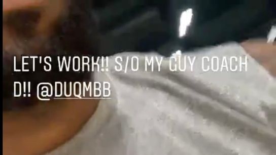 Video: LeBron rocks Duquesne gear during practice taken at Highmark Stadium (Courtesy of Mike's Beer Bar)