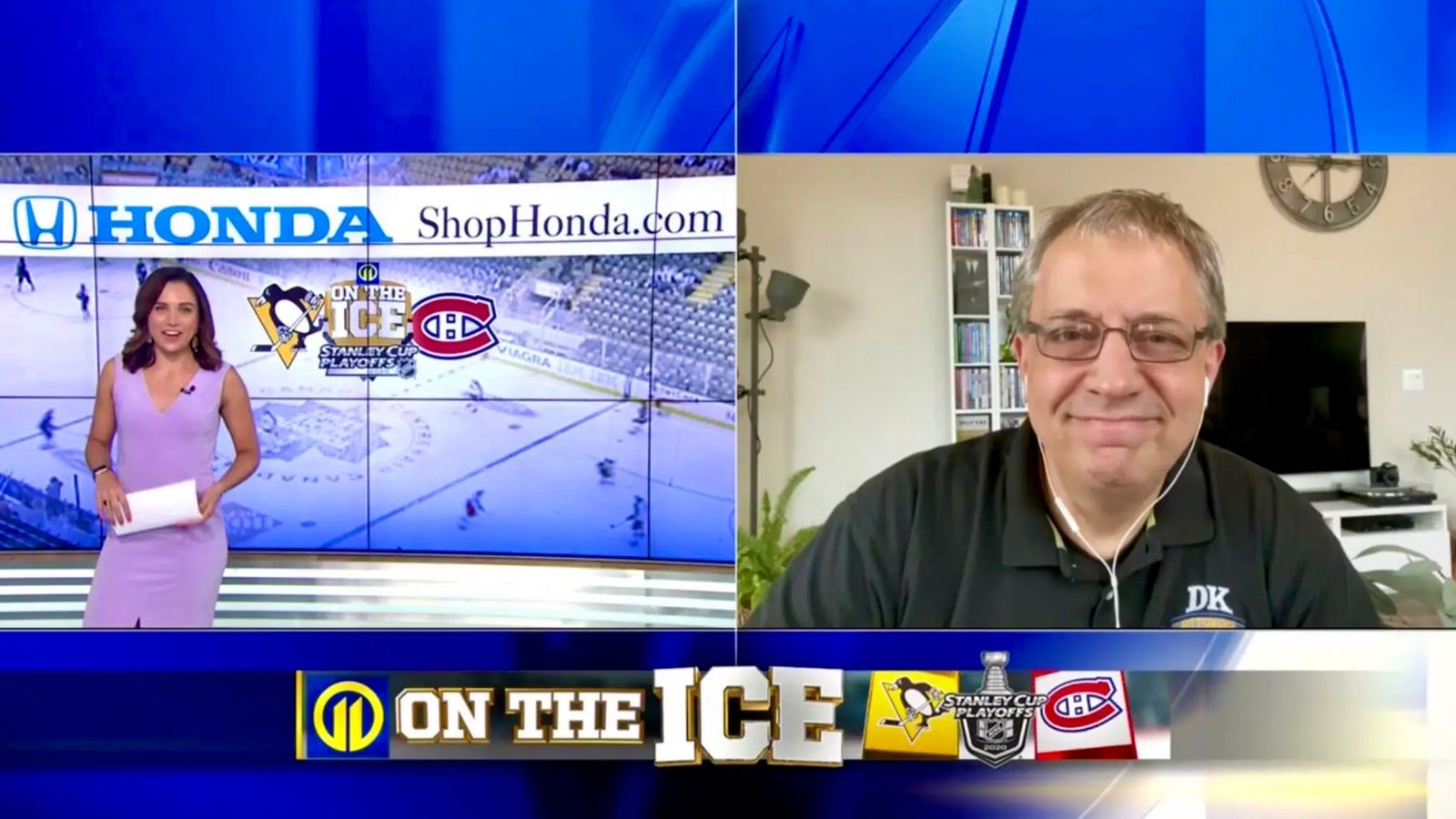DK on WPXI TV's '11 On The Ice' with Jenna Harner