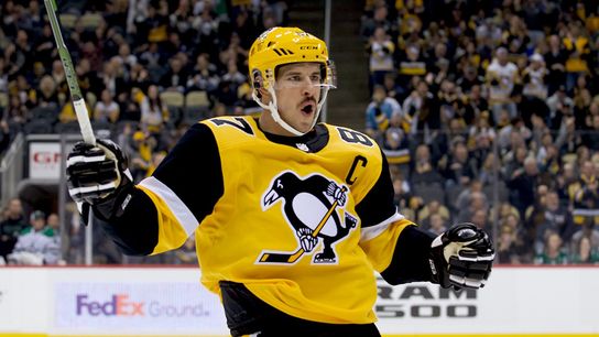 Crosby 'inspiring' in three-point return taken at PPG Paints Arena (Courtesy of Point Park University)